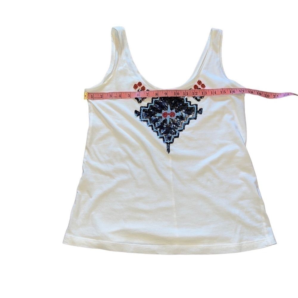 Zara Woman’s Trafaluc Beaded Tribal Tank Top - Picture 5 of 8
